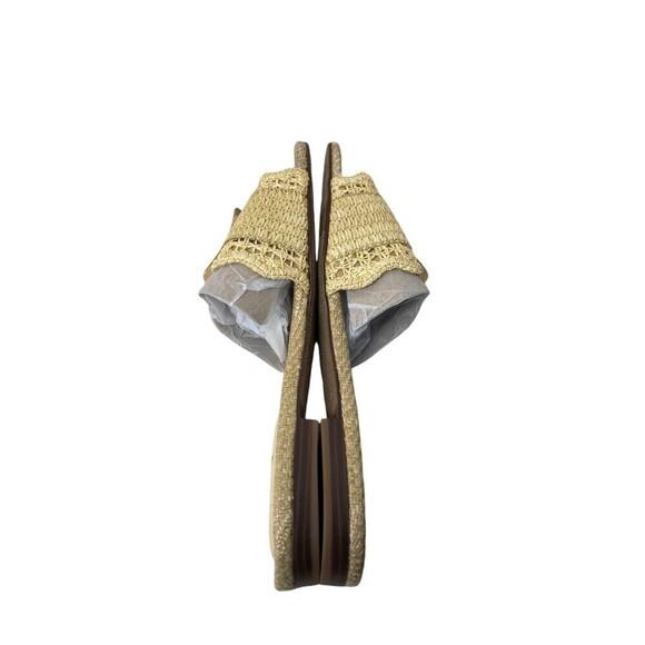 Sam Edelman Flip Flops Women's Size 10 Medium Grass Woven Bambi Natural Rafflia - Picture 8 of 12